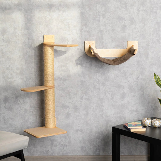 modern-cat-tree-with-hammock-shelves