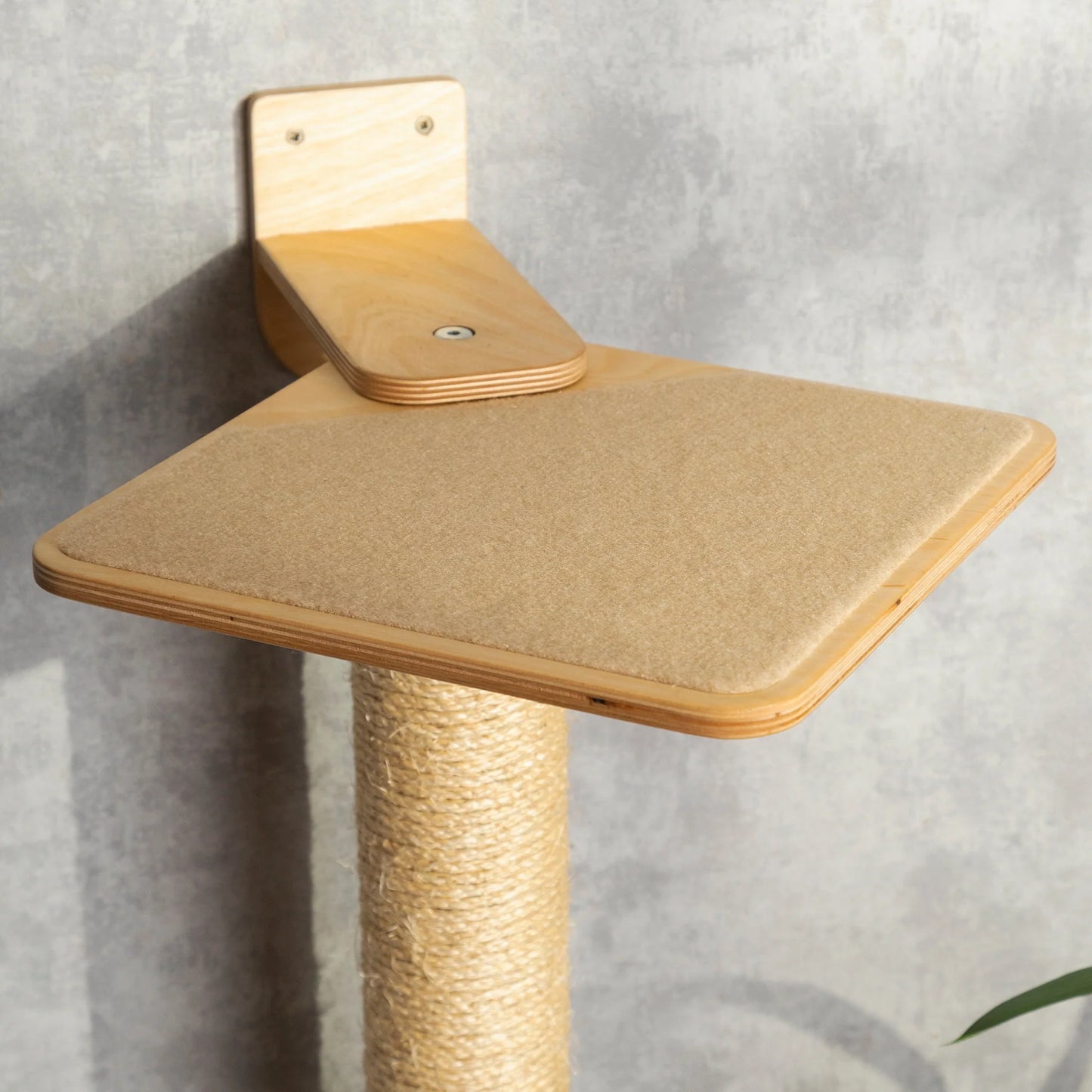 Cat Scratching Post with Built-In Cat Step