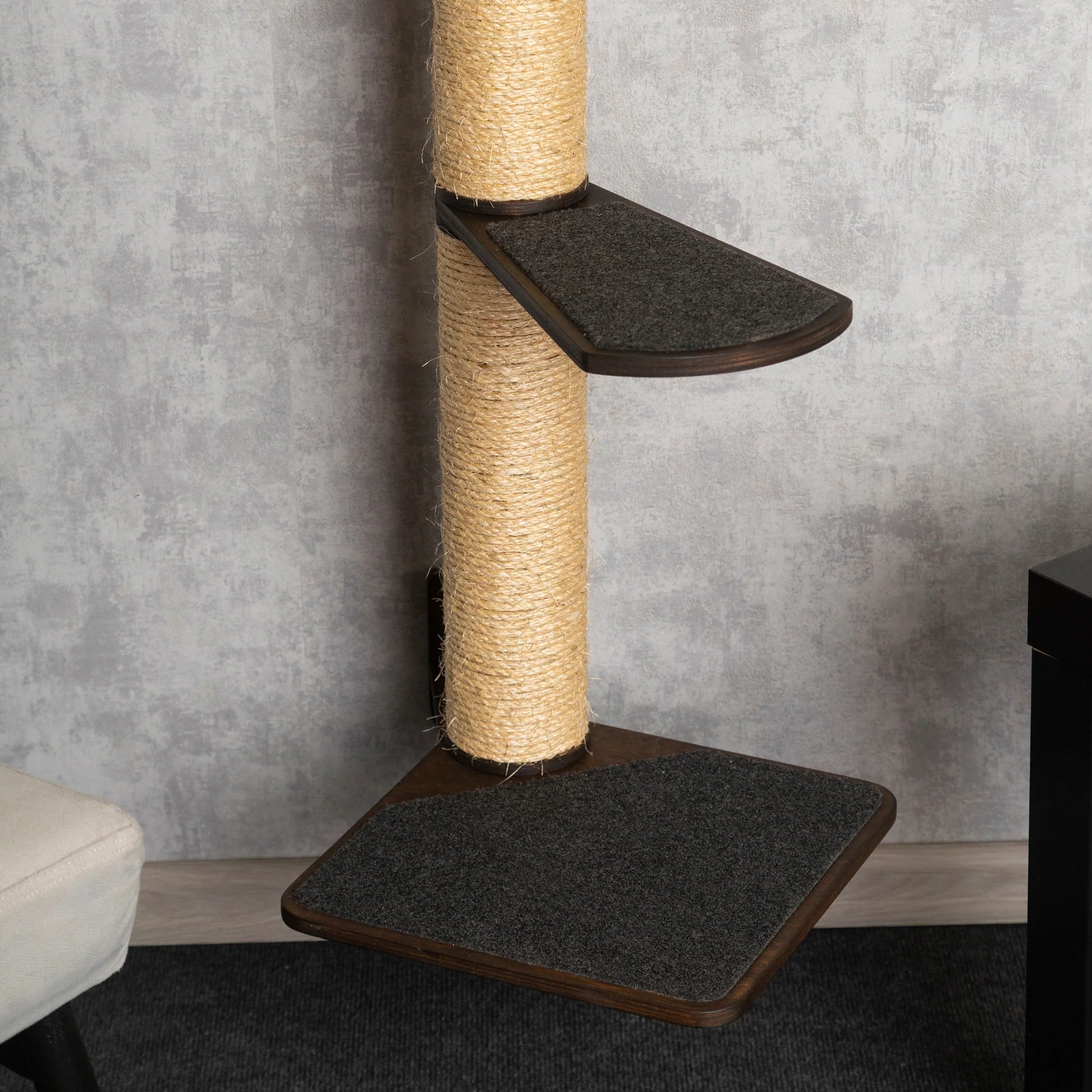cat-tree-and-bed-combo-with-stylish-shelves