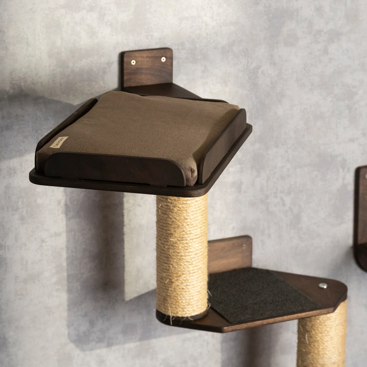 cat-tree-and-bed-combo-with-stylish-shelves
