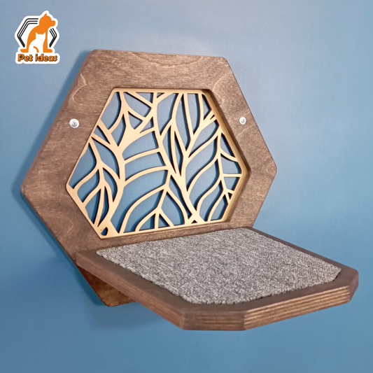 hexagonal-cat-shelf-step-with-lattice