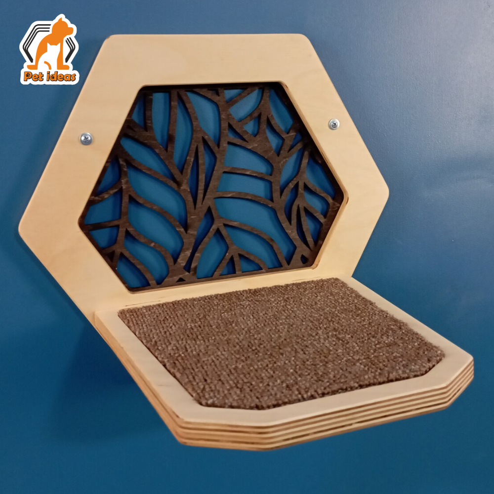 hexagonal-cat-shelf-step-with-lattice