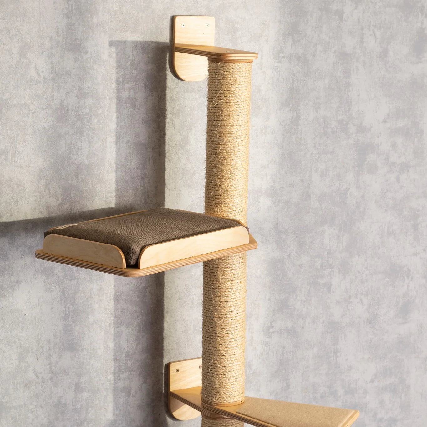 luxurious-cat-bed-with-integrated-shelves