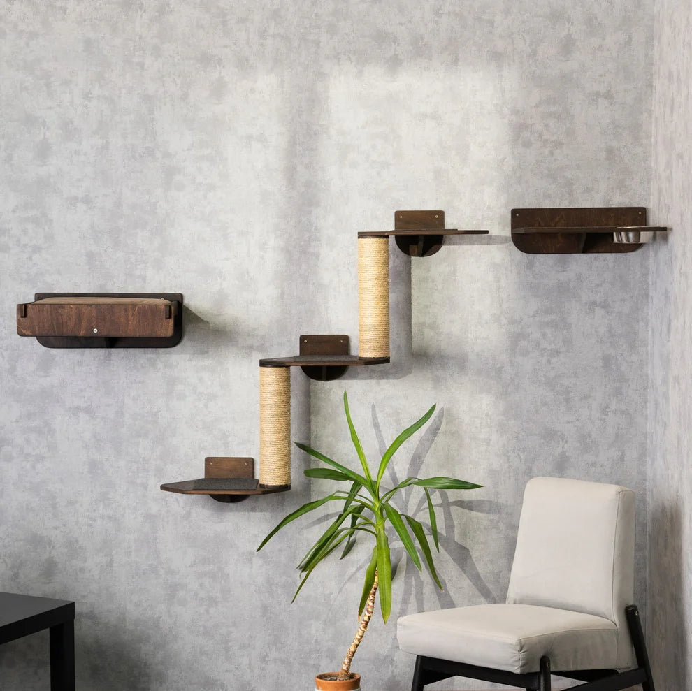 luxurious-cat-tree-with-bed-feeder