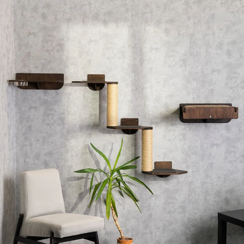 luxurious-cat-tree-with-bed-feeder