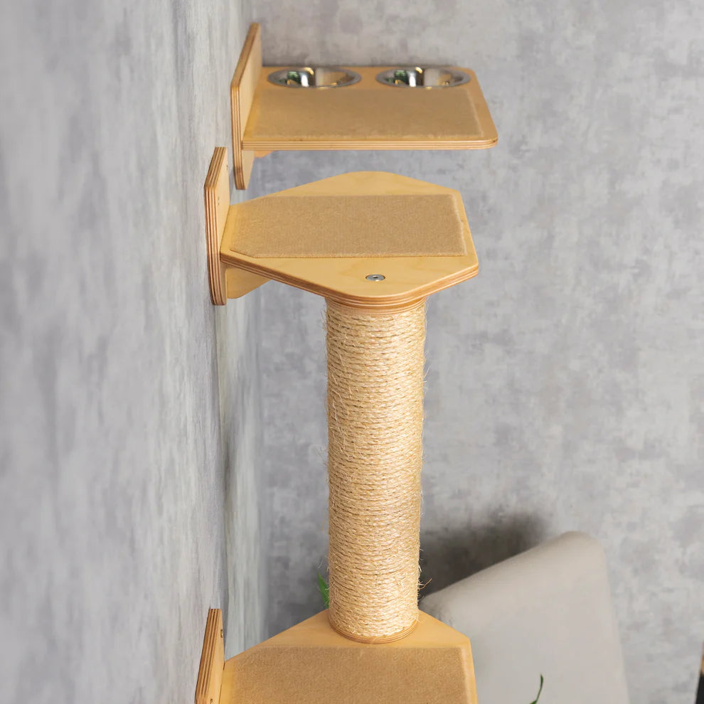 luxurious-cat-tree-with-bed-feeder