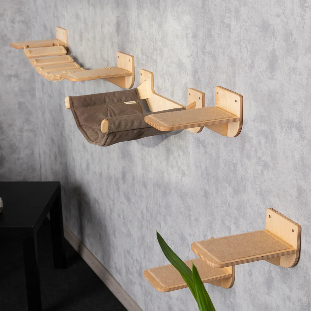modern-cat-hammock-step-bridge-set