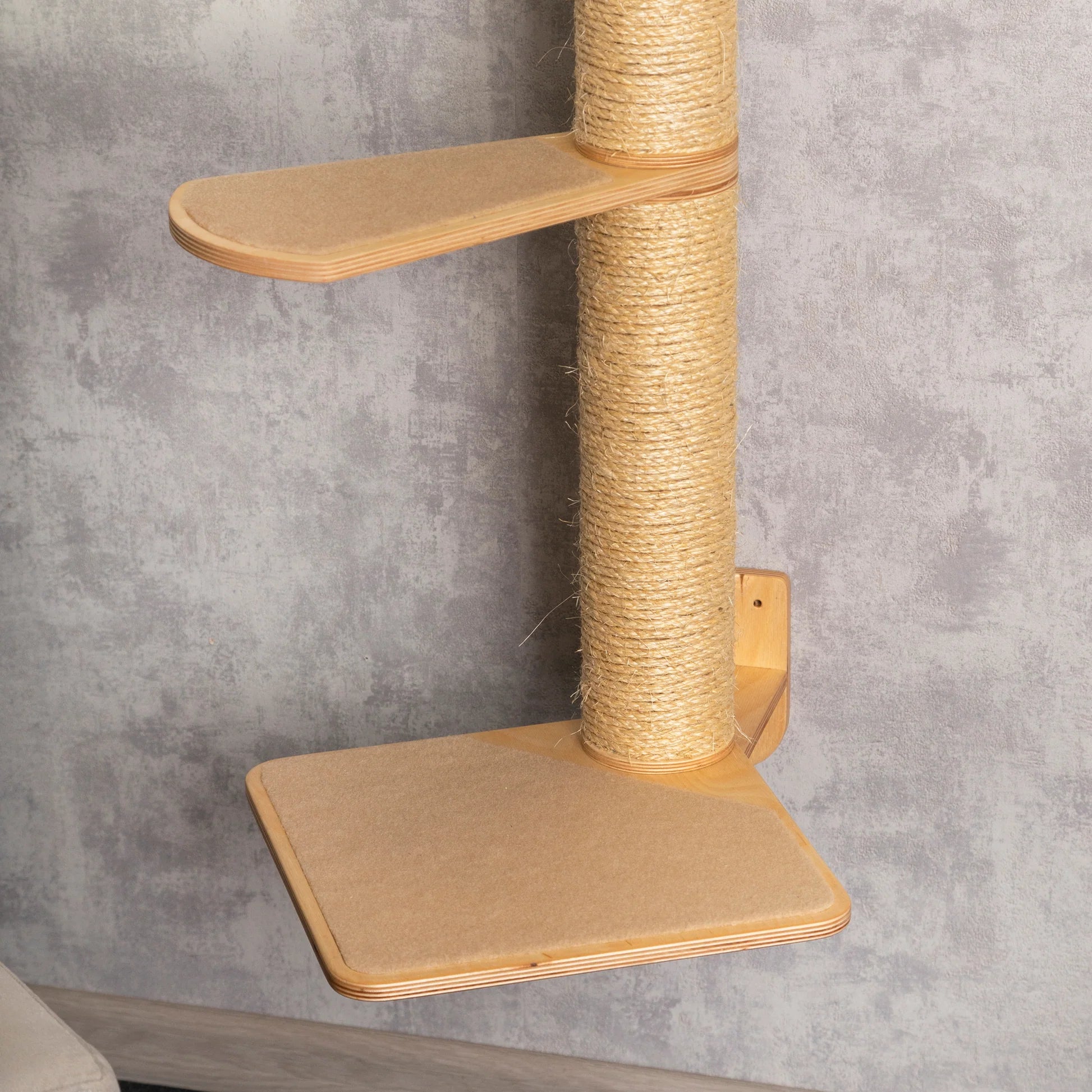 modern-cat-tree-with-hammock-shelves
