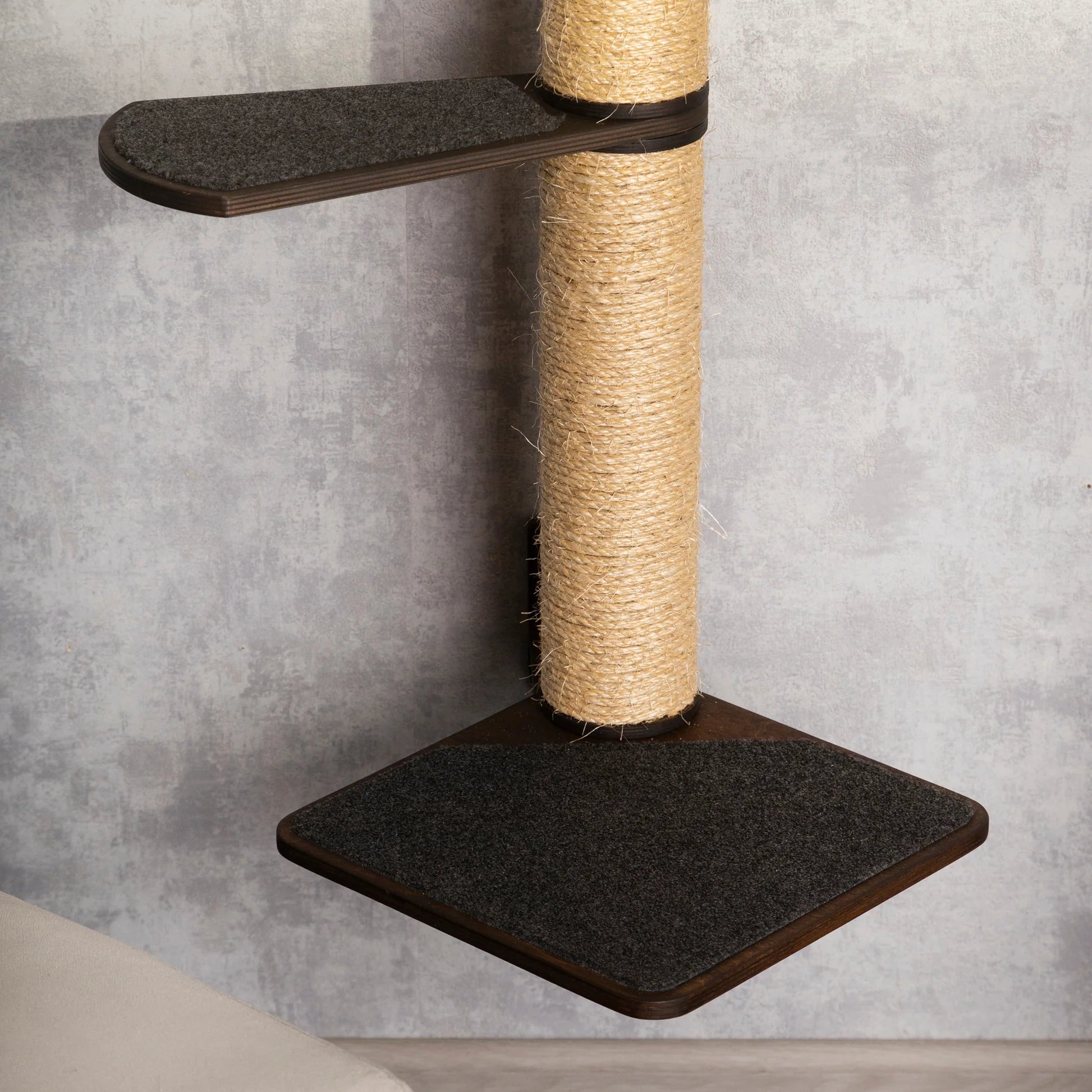 modern-cat-tree-with-hammock-shelves