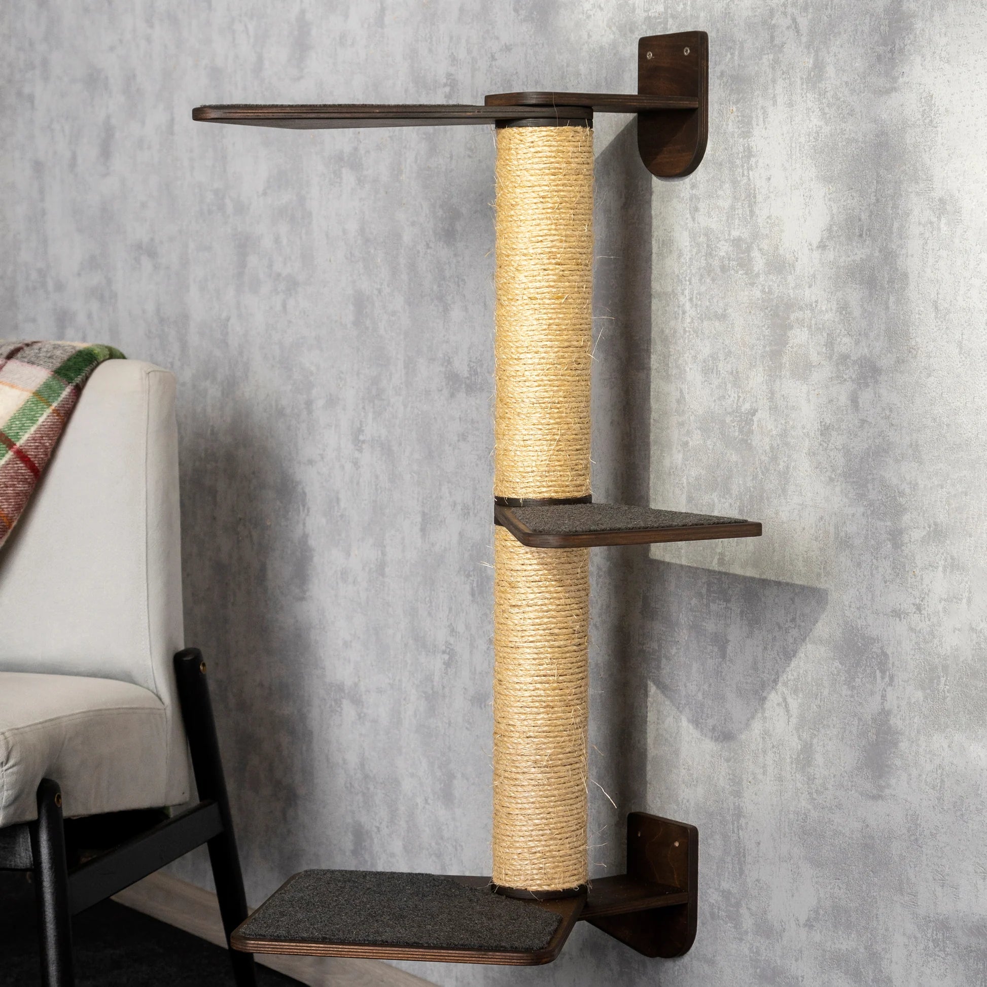 premium-cat-scratching-post-with-shelves