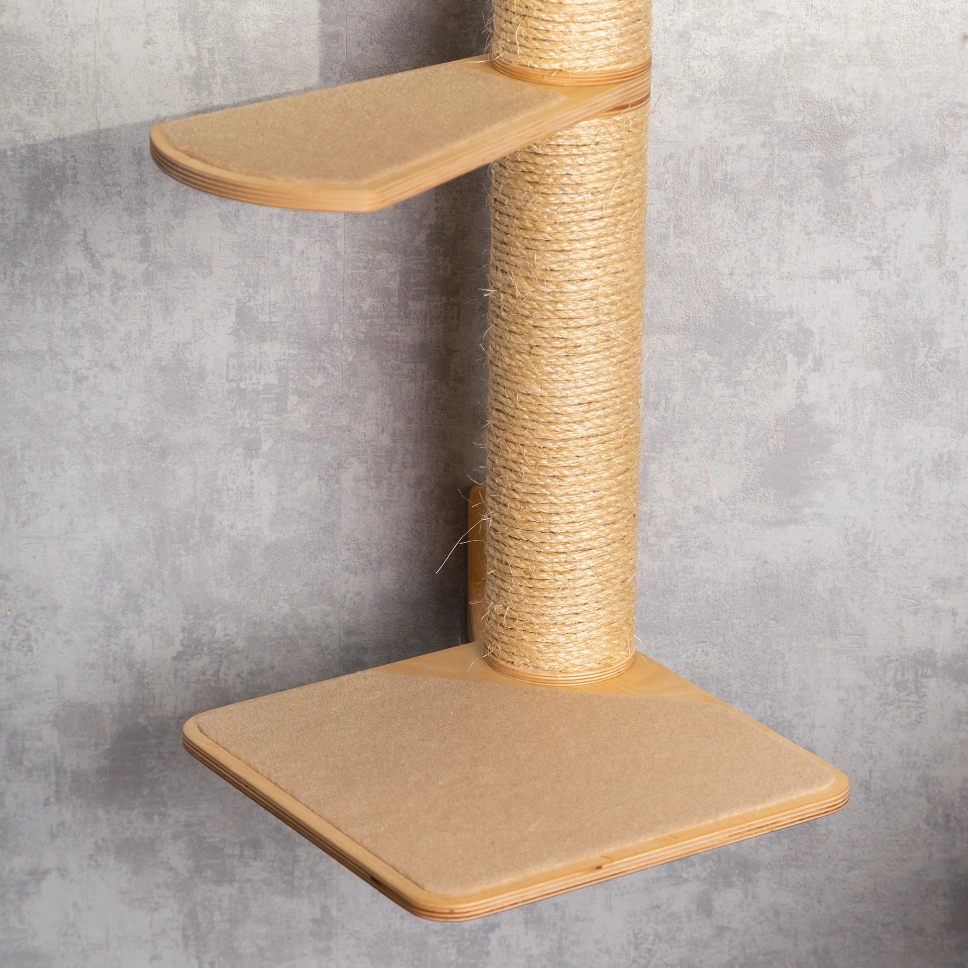 space-saving-cat-tree-with-hammock-shelves