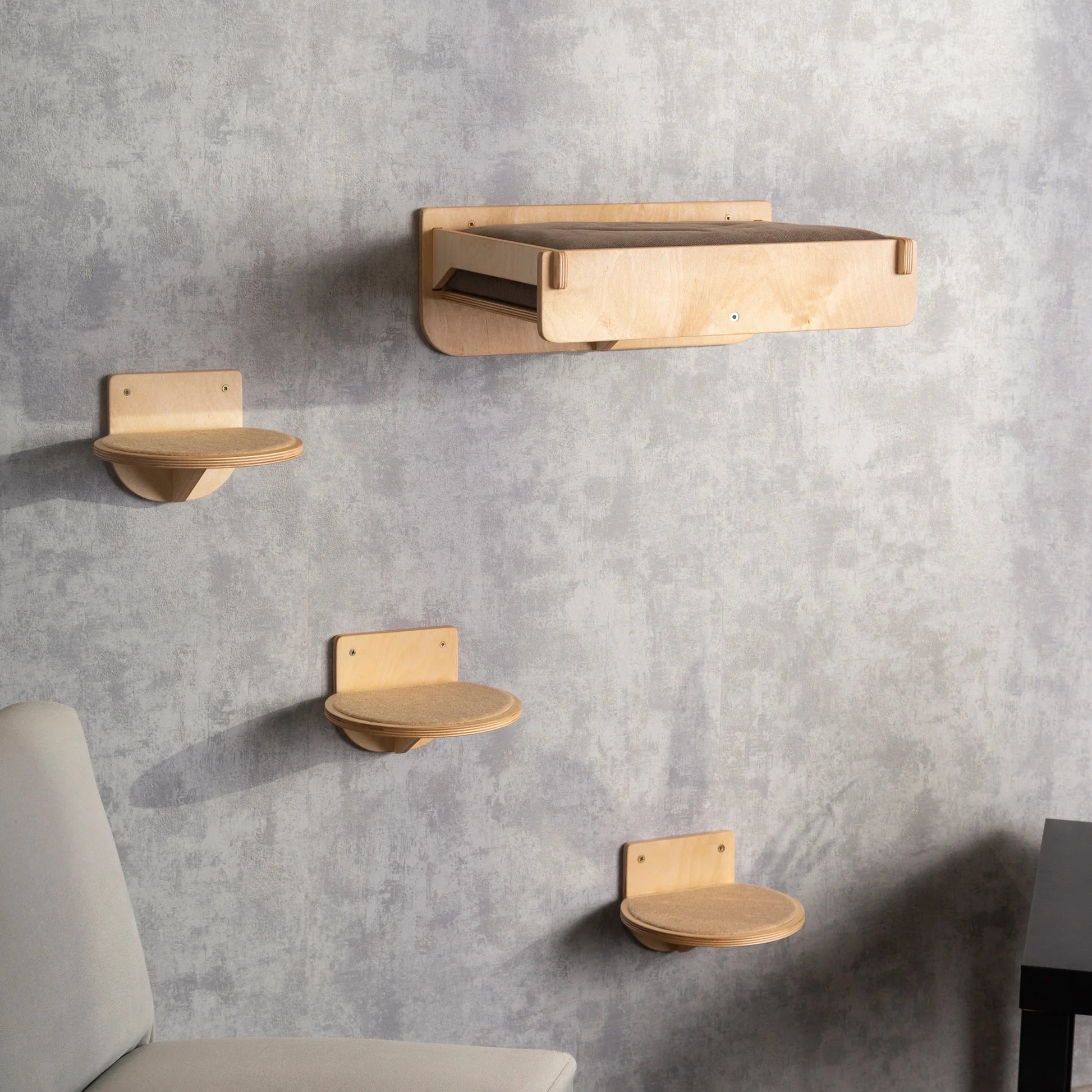 stylish-cat-bridge-with-attached-feeder