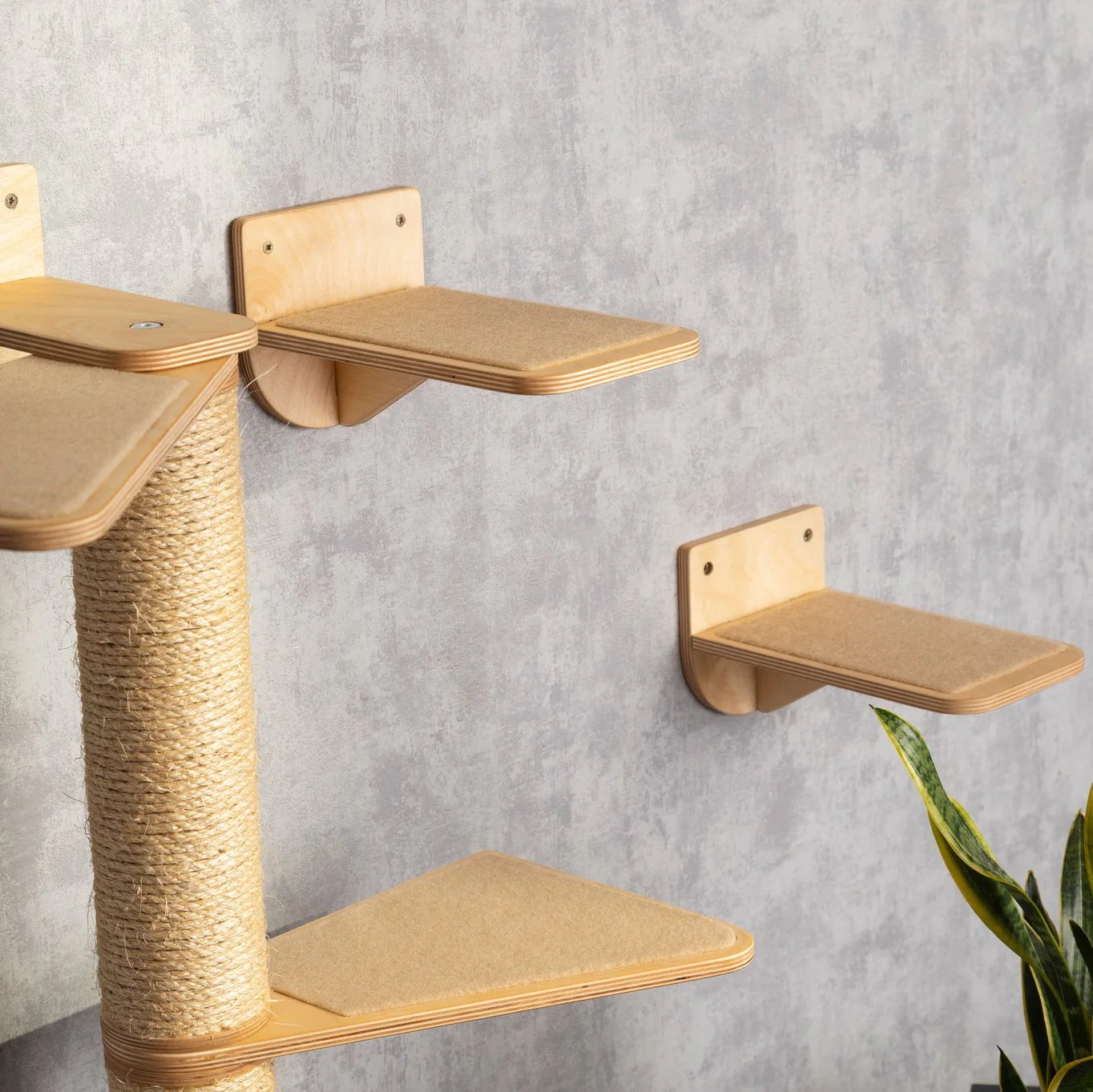 ultimate-cat-haven-tree-bed-shelves