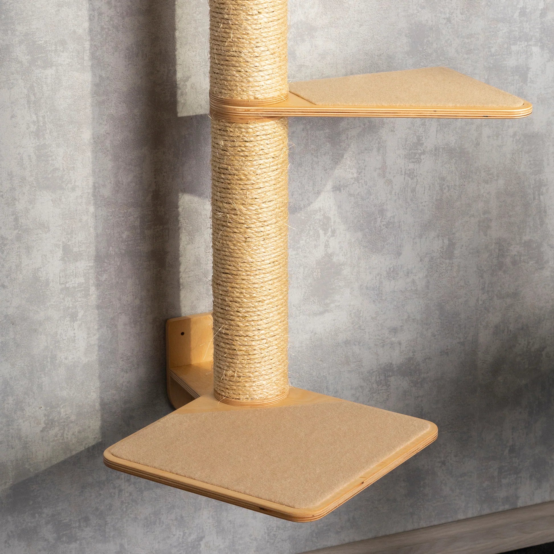 ultimate-cat-haven-tree-bed-shelves