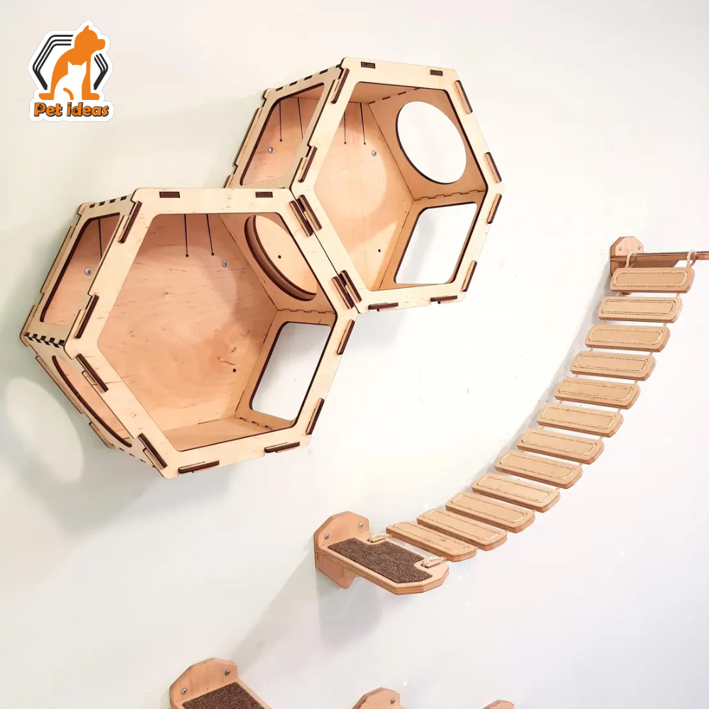 wall-mounted-cat-furniture-set-with-bridge
