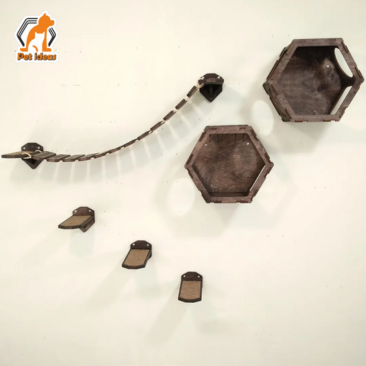 wall-mounted-cat-furniture-set-with-bridge