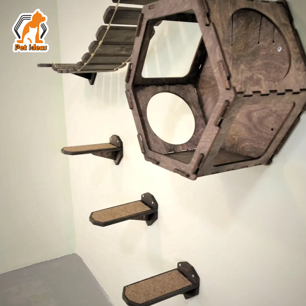 wall-mounted-cat-furniture-set-with-bridge