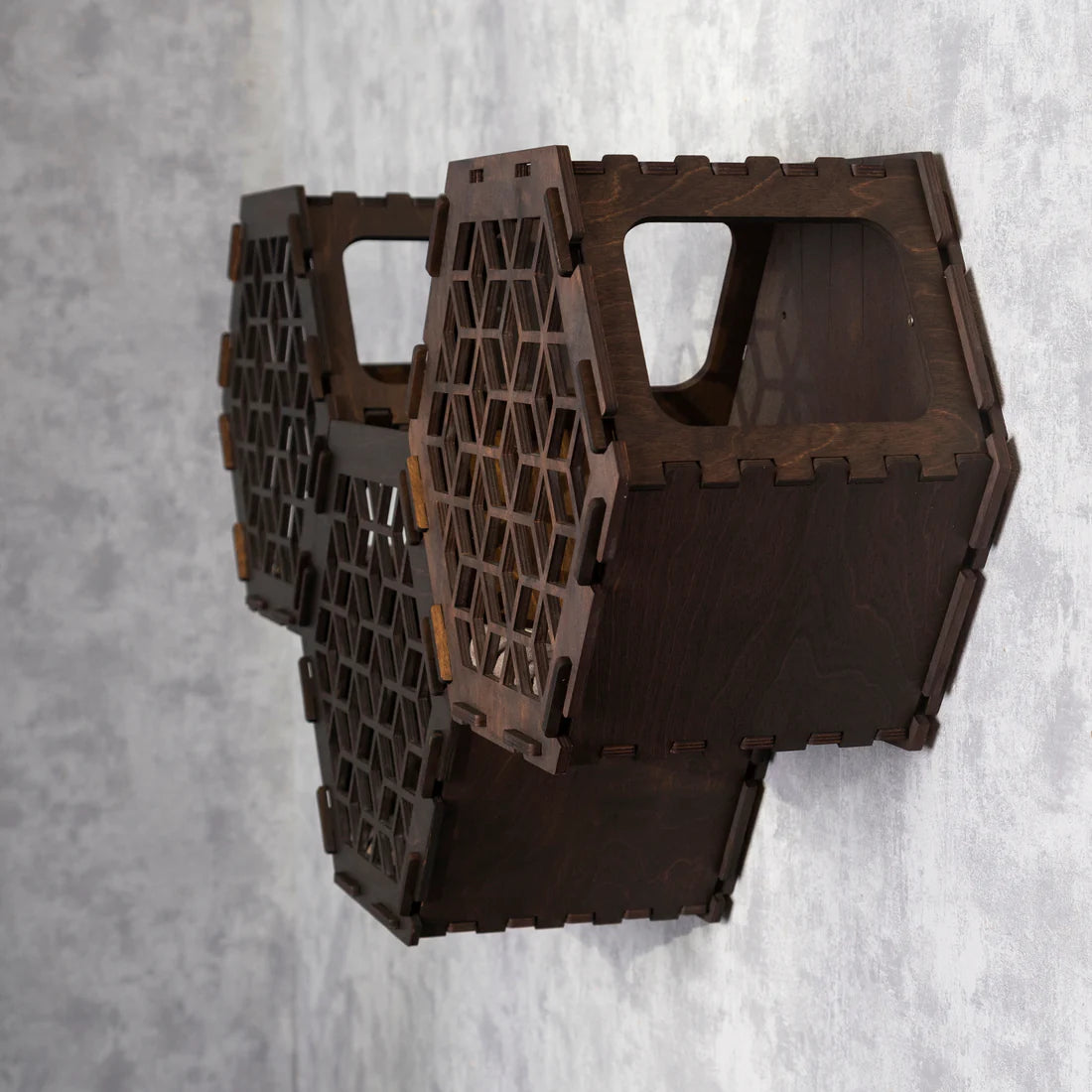 Multi-Level Cat House with Integrated Scratching Post - Modern Cat